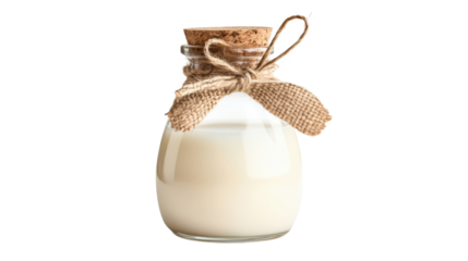 Baby Bottle Full of Milk Isolated on White Background – Infant Feeding Bottle for Newborn, Parenting, and Baby Care Concepts