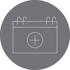 Obraz premium Create Event single vector illustration icon