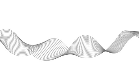 Abstract wave line for banner, wallpaper background with wave design.	