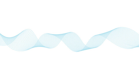 Abstract wave line for banner, wallpaper background with wave design.	