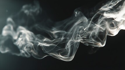 Fototapeta premium Luxury Wedding Smoke Swirls - High-Resolution Cinematic Fog with Moody Ambiance & Transparent Background