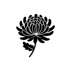 creative details  chrysanthemum icon Vector Illustration