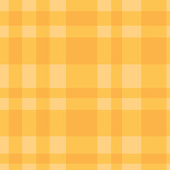Seamless yellow plaid pattern resembling a picnic blanket, perfect for cheerful summer designs.