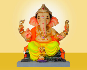 Lord ganesha , Hindu lord ganesha with beautiful Divine background, Ganpati, Ganpati festival,...