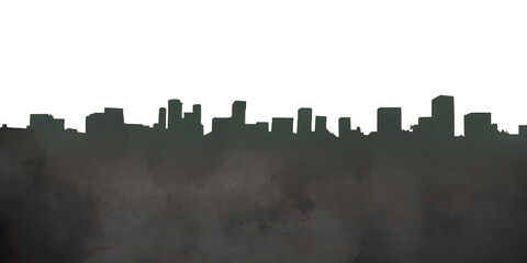 Obraz premium PNG Plane city architecture cityscape.
