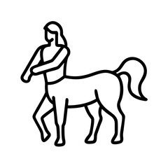Discover the mythical centaur: vector illustration of a legendary creature art