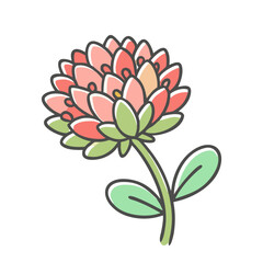 sedum flower icon, sedum flower vector illustration-simple illustration of sedum flower, perfect for sedum flower logos and icons