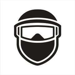 Face shield icon