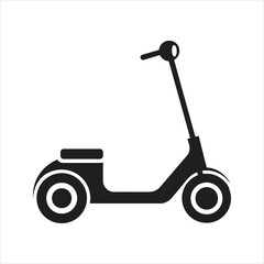 Kick scooter icon