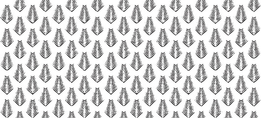Repeatable black and white geometric pattern. Tileable texture background.