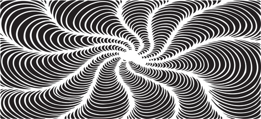 Repeatable black and white geometric pattern. Tileable texture background.