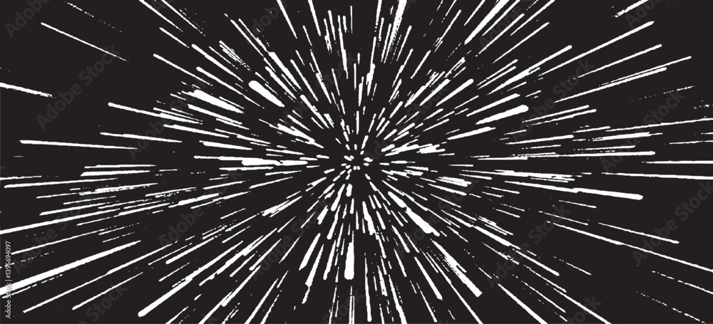 Poster circular starburst explosion texture. distressed uneven grunge background. abstract vector illustrat