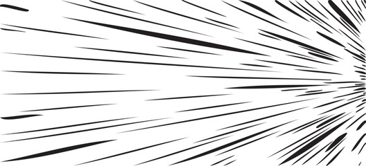 Circular starburst explosion texture. Distressed uneven grunge background. Abstract vector illustration. Overlay to create interesting effect and depth. Isolated on white background.