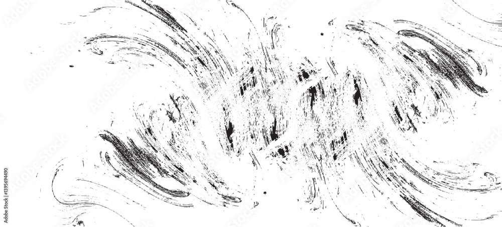 Aufkleber vector brush sroke texture. distressed uneven grunge background. abstract distressed vector illustra