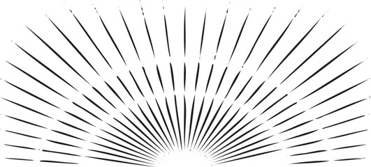 Obraz premium Circular starburst explosion texture. Distressed uneven grunge background. Abstract vector illustration. Overlay to create interesting effect and depth. Isolated on white background.