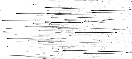 Monochrome texture composed of irregular graphic elements. Distressed uneven grunge background. Abstract vector illustration. Overlay for interesting effect and depth. Isolated on white background.