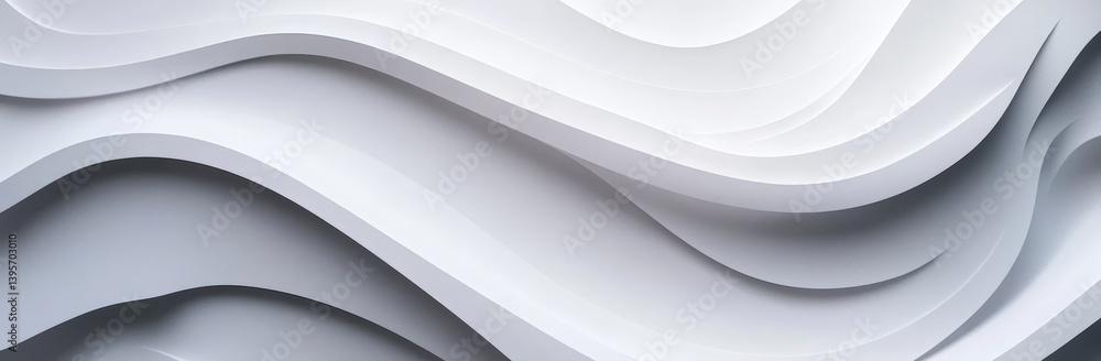 Aufkleber the abstract white panorama features a light pattern of gray and silver with a gradient that include