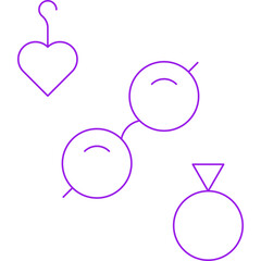 Accessories single vector illustration icon