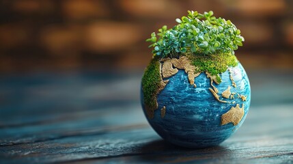 Eco-Friendly Earth A Green Planet