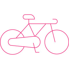 Cycling single vector illustration icon