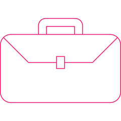 Suitcase single vector illustration icon