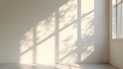 Obraz premium Abstract Light and Shadow on Wall