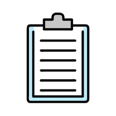 Paper Text Clipboard Icon Design