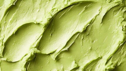 Fototapeta premium Close-up of guacamole texture with smooth consistency