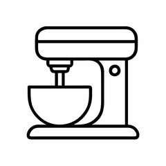 Explore stand mixer appliance for baking and cooking in modern kitchen outline