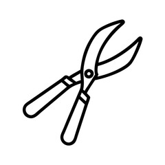 Find garden shears heavy duty tool for pruning plants and trimming hedges icon