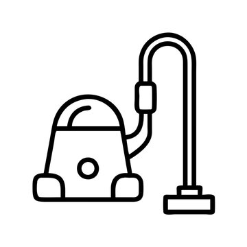 recommend clip art: Vacuum cleaner icon cleaning appliance symbol household equipment tool design element