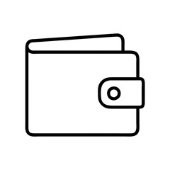 Wallet vector icon design, money holder and finance symbol for business and trade