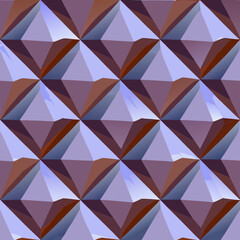 Fototapeta premium Minimal Low Poly White Geometric Background 