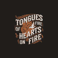  Pentecost Sunday typography design vector art illustration