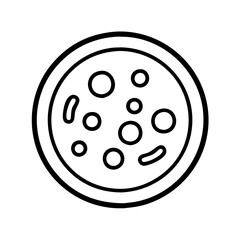 Delicious pepperoni pizza vector illustration for food lovers and pizza enthusiasts
