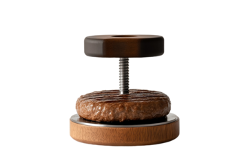 Durable aluminum burger press