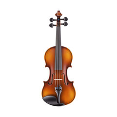 Obraz premium Isolated Classical Violin on transparent background