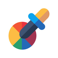 Color Picker Shade Selection Icon Design