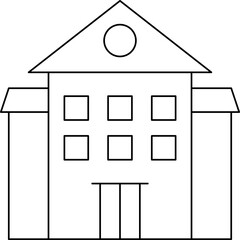 University single vector illustration icon