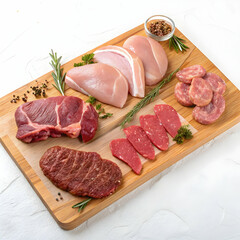 Premium Meat Selection: Beef, Chicken, Lamb