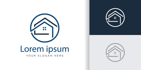 real estate Home property logo vector designs concept