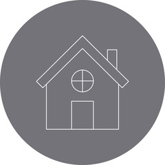 House single vector illustration icon
