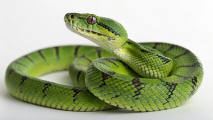 Fototapeta premium Amazon Tree Boa on studio background