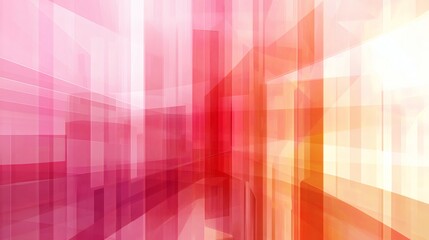 Abstract architectural design with vibrant color gradients.