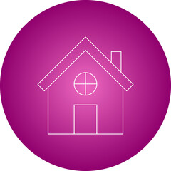House single vector illustration icon