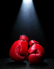 boxing gloves poster