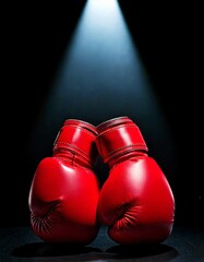 boxing gloves poster