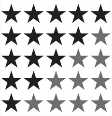 Fototapeta premium Stars customer product rating icon set, Best choice icon. Line style simple element from e-commerce icons collection. Pixel perfect simple best choice icon for web design, apps.