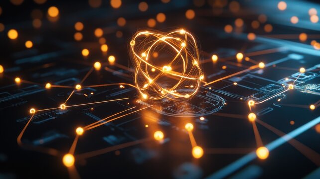 Quantum System Glowing with Intricate Binary Qubit