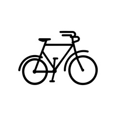 Fototapeta premium Bicycle Icon for Sustainable Transport and Green Projects